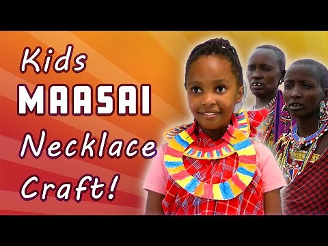 KIDS CRAFT || African Maasai Necklace!