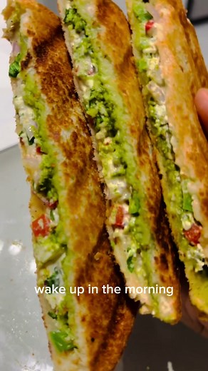 Hung curd and vegetable sandwiches are a delicious and nutritious option for a quick meal or snack. * Hung curd 3-4 tbsp * vegetables (like cucumber, bell peppers, onions, etc.) * White or Whole wheat bread slices * Salt to taste and 1/2 tsp black salt. pepper and red chilli flakes to taste * 2 tbsp panner or cottage cheese Instructions: * Preparation of Hung Curd: * Take regular yogurt and place it in a muslin cloth or a fine sieve. * Tie the cloth or secure the sieve over a bowl and let it sit