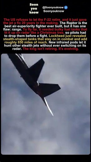 F-22 Raptor's New Tank Breaks All The Rules