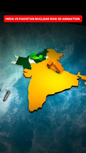 India vs Pakistan Nuclear Comparison ☢️ The Real Advantage is Underwater! #shorts