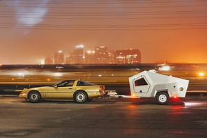 Futuristic Polydrop Travel Trailer Looks Straight Out of Blade Runner