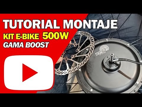 🚩Tutorial instalación motor 500W | Conversión bici en Eléctrica | Tutiendaenergetica