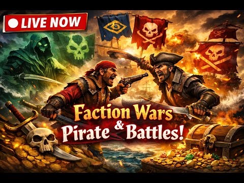 Live Now: Faction Wars & Pirate Battles! 🏴‍☠️(Sea Of Thieves Sri Lanka)