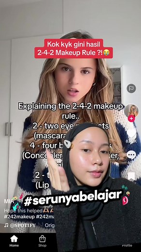 Tutorial Makeup 2-4-2: Seru dan Cantik ala Syifa