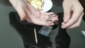 Watch Titanium Toothpick Holder Edc Keychain on Amazon Live