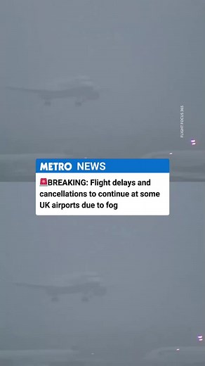 Flight Cancellations and Delays at Heathrow Due to Fog