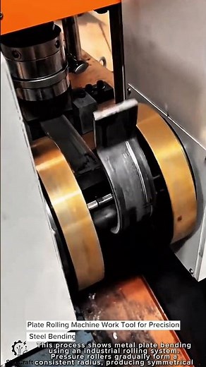 Plate Rolling Machine Work Tool for Precision Steel Bending #worktool