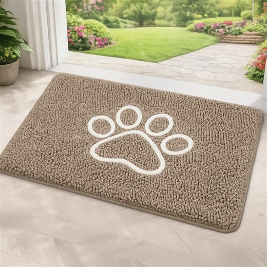 Super Absorbent Dog Mat, Anti-slip Muddy Paw Rug (30"x20") - Etsy