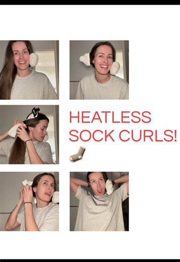 Unexpected Results from Heatless Sock Curl Method