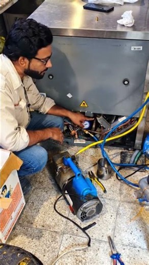 How to charge gas in the freezer #shortsfeed #youtubeshorts #song #trindingshorts #aircondition