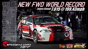 1,850 hp Honda Civic sets FWD quarter-mile record