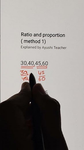 How to find if given ratios are in proportion or not #maths #placevalue