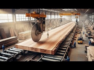Inside America’s Billion-Dollar Sawmill: The World’s Fastest Lumber Production Process