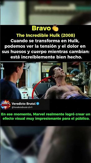 El Increíble Hulk (2008) – La escena de transformación más dolorosa de la historia