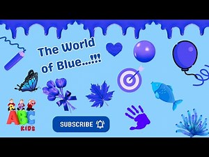 The world of Blue | Blue Color Song | Learn Blue Color | Fun Kids' Rhymes | Learn Colors with Fun