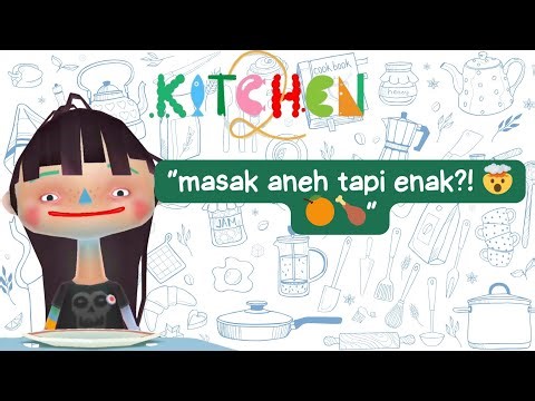masak ayam dan jeruk sampai perfect! toca boca kitchen lucu banget! 🍗🍊