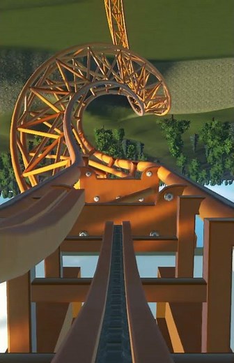 Day 8 of building a coaster everyday till I hit 100 subs! #planetcoaster #rollercoaster #coaster