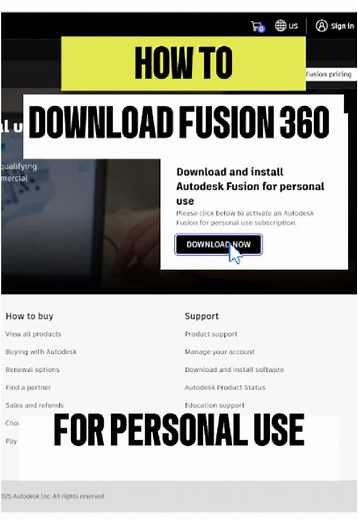 Cómo descargar Fusion 360 para uso personal