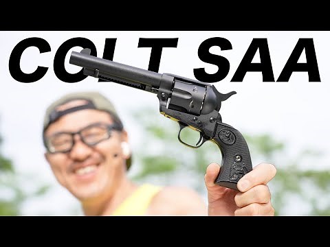 タナカ コルト シングルアクションアーミー 5 1/2 ABS ガスガン COLT SAA エアガンレビュー 2023年6月
