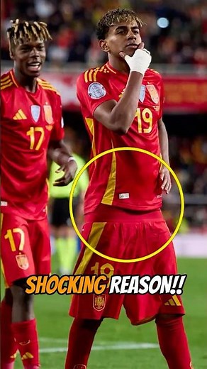 Why Does Lamine Yamal Always Pulls His Shorts Down?
