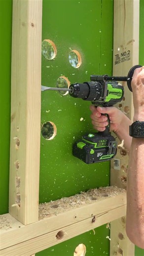 Greenworks Pro 24V Hammer Drill in Action!