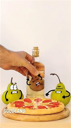 16 March Doodland Cartoon | Pear in a Bottle Challenge 😝