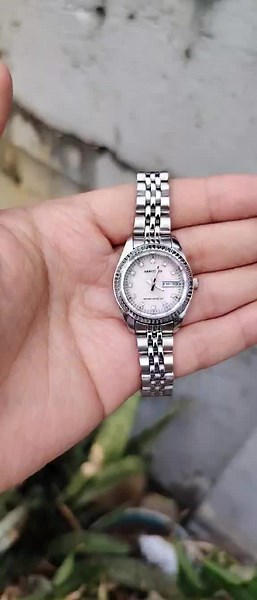Armitron Women's Mother of Pearl Watch with Crystal Accents