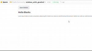 How to implement Sidebar in Gradio UI | Gradio posted on the topic | LinkedIn