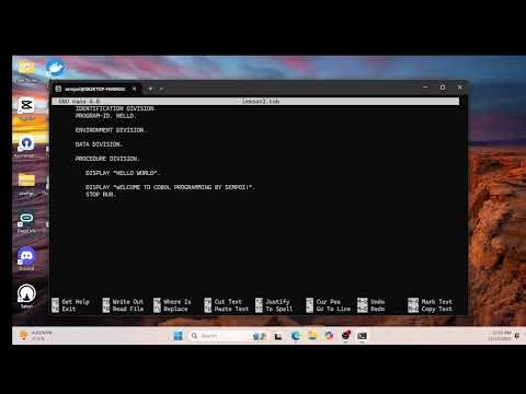 Learn Cobol under 5 minutes - ACCEPT, COMPUTE and PIC clause
