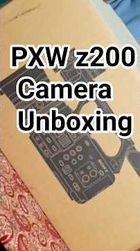 Sony PXW Z200 Camera Unboxing | Best 4K Camcorder 🎬 #shorts #youtubeshorts #camera #fyp #viralvideo