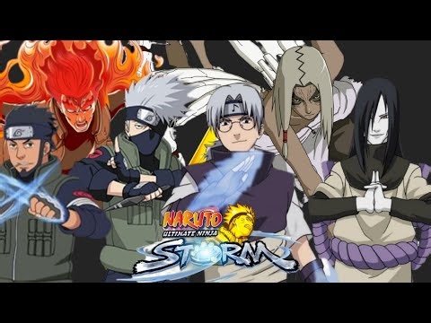 Guy Full Awakening Kakashi Asuma vs Team Kimimaro||Naruto Ultimate Ninja Strom Mobile