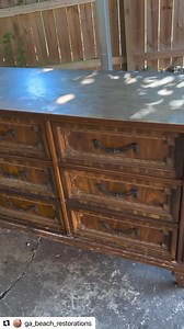 Can the impossible be done? With a Wagner, absolutely🤩 Watch as @ga_beach_restorations transforms this outdated dresser into a stunning showstopper—all while preserving its gorgeous original hardware🙌 | Wagner Painting