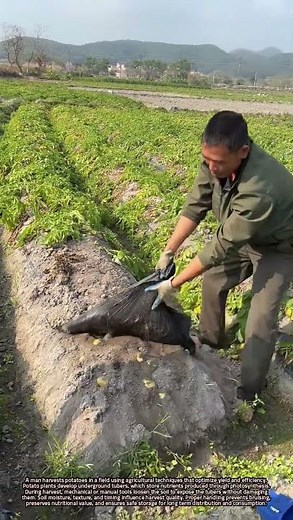 Scientific Principles of Efficient Potato Field Harvesting Operations!