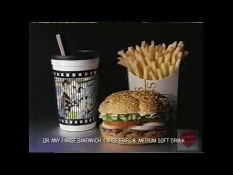 Burger King | Last Action Hero Cups | Television Commercial | 1993