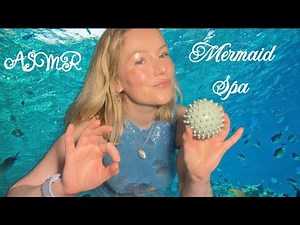 ASMR 🪸 Super Relaxing Mermaid Spa 🧜🏽‍♀️ Oil and Lotion Massage 🐚