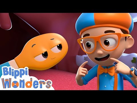 How to use a Toothbrush! | Blippi Wonders | Animated Series | Cartoons For Kids