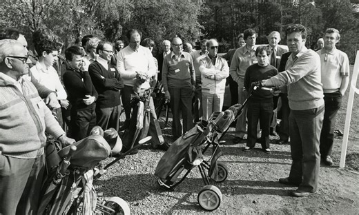 Dundee's Caird Park Golf Course has seen countless players, lots of sheep and one Golden Bear