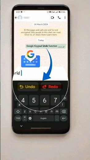 How to Undo Deleted texts in Google Keypad | Google Keypad Undo Button. #googlekeypad
