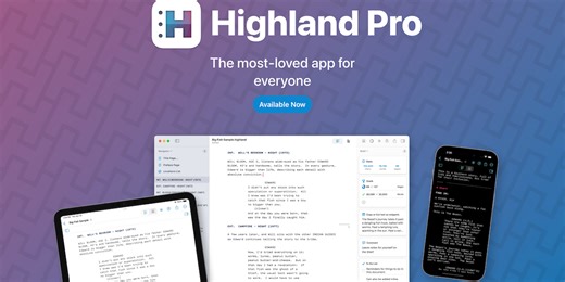 Screenwriting Software Gets An Upgrade With Highland Pro