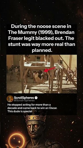 Brendan Fraser & The Noose Scene In The Mummy (1999)