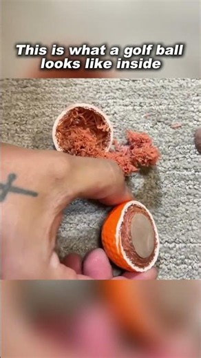 Cutting open a golf