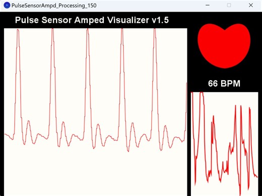 Pulse Sensor脉搏传感器 Arduino Uno采集 OLED显示波形和数值 需要带黑色指套