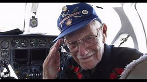 101-year-old WWII fighter pilot flies one last mission with his original plane