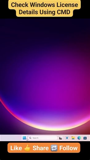 Check Windows License Details Using CMD Like a Pro 🖥️⚡ #himratech #WindowsTips #CMD