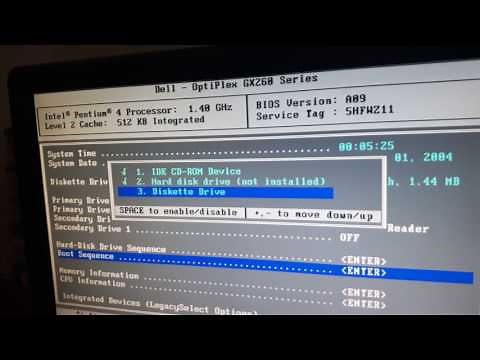 What's wrong with my old Dell Optiplex? Strike the f1 key to continue f2 to run the setup