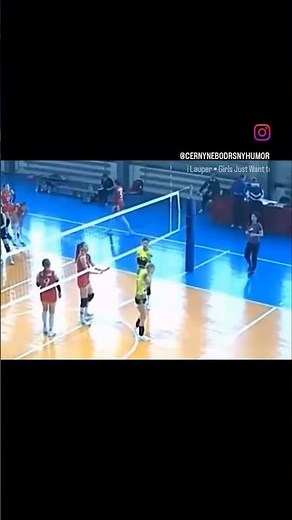 Volleyball player gets hit in the face twice by opponents during game