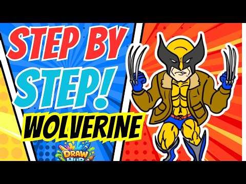 How to Draw Wolverine Step by Step! 🐺🔥 Easy Tutorial
