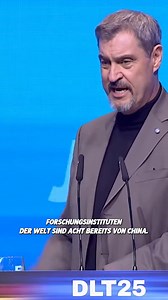 Wir müssen mehr in Forschung und Technologie investieren, statt immer alles schlechtzureden. Die bayerische Hightech Agenda ist jetzt Blaupause für ganz Deutschland. So machen wir das Land wettbewerbsfähig für die Zukunft! #dlt25 | Markus Söder