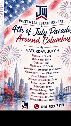 🇺🇸 4th of July Parade Guide | Columbus & Central Ohio 2026