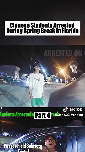 Chinese Students Arrested in Florida Spring Break Incident